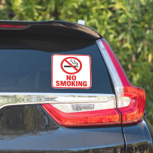 Vertical No Smoking Sign