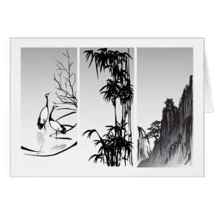 Vertical Oriental Scroll