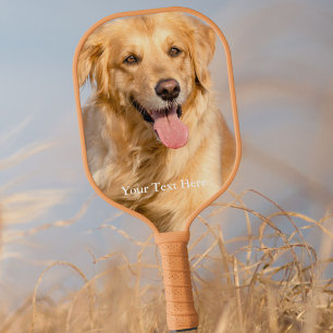 Vertical Photo Trendy Text     Pickleball Paddle