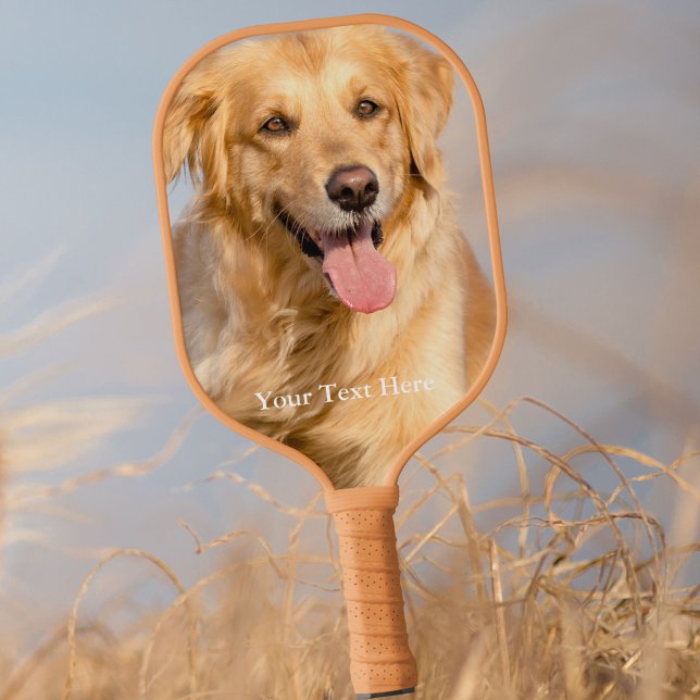 Vertical Photo Trendy Text     Pickleball Paddle (Creator Uploaded)