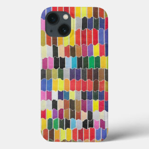 Vertical Scalloped Swatches Collage iPhone 13 Case