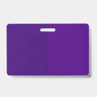 Vertical Split Purple Badge (Customisable)