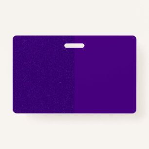 Vertical Split Purple Badge (Customisable) ID Badge