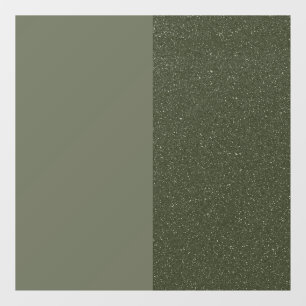 Vertical Split Window Cling – Moss Green + Texture