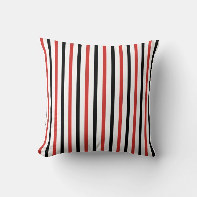 Vertical Stripe Elegance Cushion (Front)