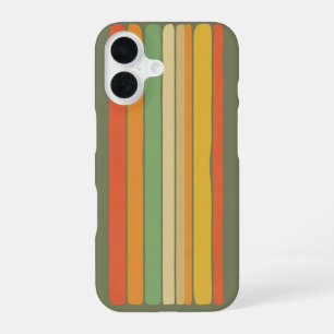 Vertical Stripe Panel iPhone 16 Case