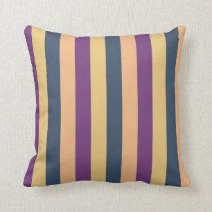 Vertical striped abstract cushion