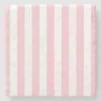 Vertical Stripes Baby Pink And White Striped