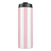 Vertical Stripes Baby Pink And White Striped