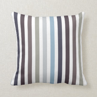 Vertical Stripes - Beaver Cushion