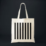 Vertical Stripes Black And White Striped Tote Bag<br><div class="desc">Vertical Stripes – black and white striped pattern.</div>