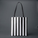 Vertical Stripes Black And White Striped Tote Bag<br><div class="desc">Vertical Stripes – black and white striped pattern.</div>
