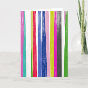 Vertical Stripes Card