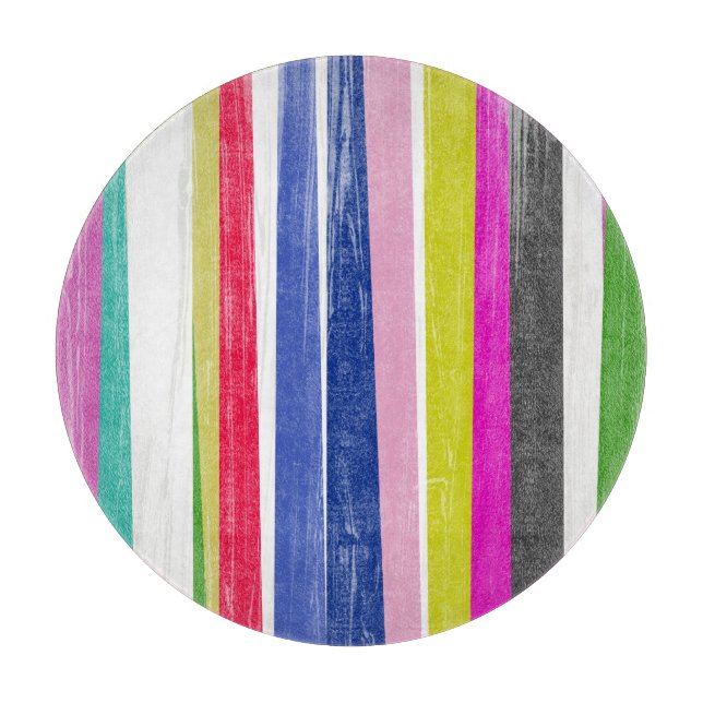 Vertical Stripes Cutting Board (Front)