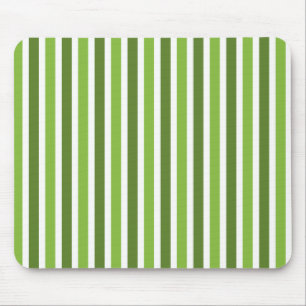Vertical Stripes Mousepad, Green Mouse Pad