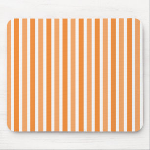 Vertical Stripes Mousepad, Tangerine Mouse Pad