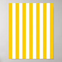 Vertical Stripes Yellow And White Striped