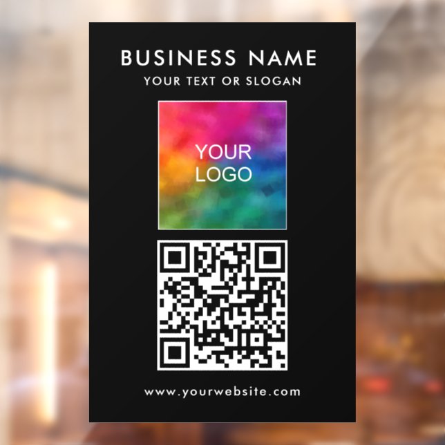 Vertical Template QR Code Logo Modern Minimalist (Sheet 2)