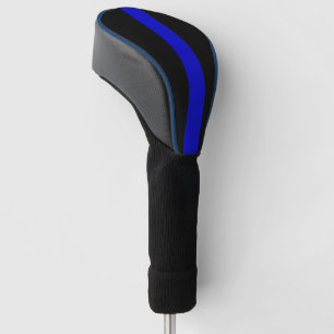 Vertical Thin Blue Line Golf Head Cover