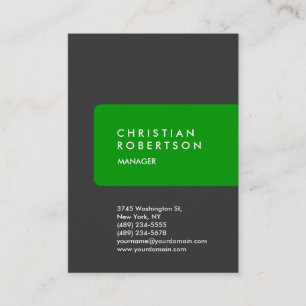 Vertical trendy chubby custom made business card