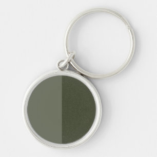 Vertical Two-Tone Moss Green Keychain – Customise
