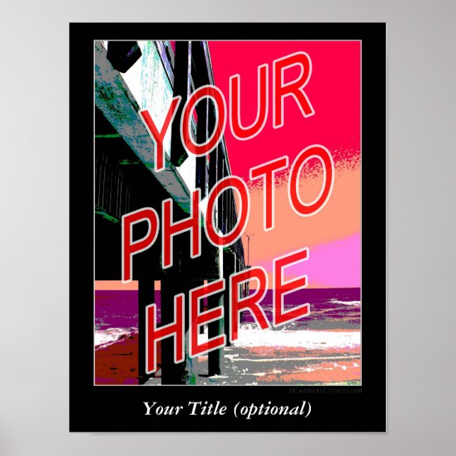 Vertical White Poster Frame Template (Front)