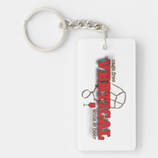 Vertical | wine & beer key ring