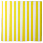 Vertical Yellow Stripes Tile<br><div class="desc">Be sure to check out all options to customise your selection!

For example,  the white in the design may be changed to a different colour!

Thanks for looking!</div>