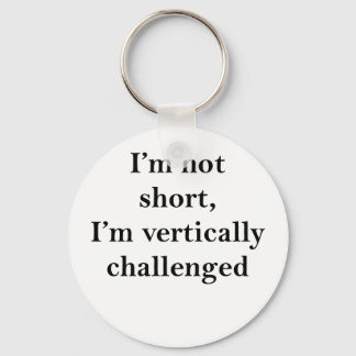 Vertically Challenged Key Ring