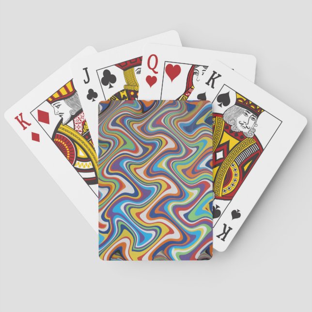 Verticle Carpet Abstract 6, 2018 | SVP Images Playing Cards (Back)