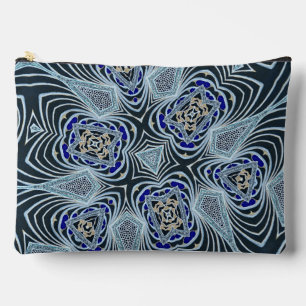 Vertigo black/blue design accessory pouch