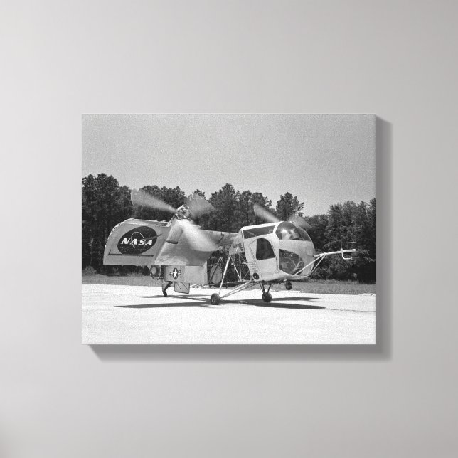 Vertol VZ-2 (Model 76) Canvas Print (Front)