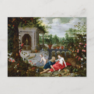 Vertumnus and Pomona Postcard