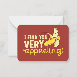 Very Appeeling Funny Banana Cute Valentine's Day Card