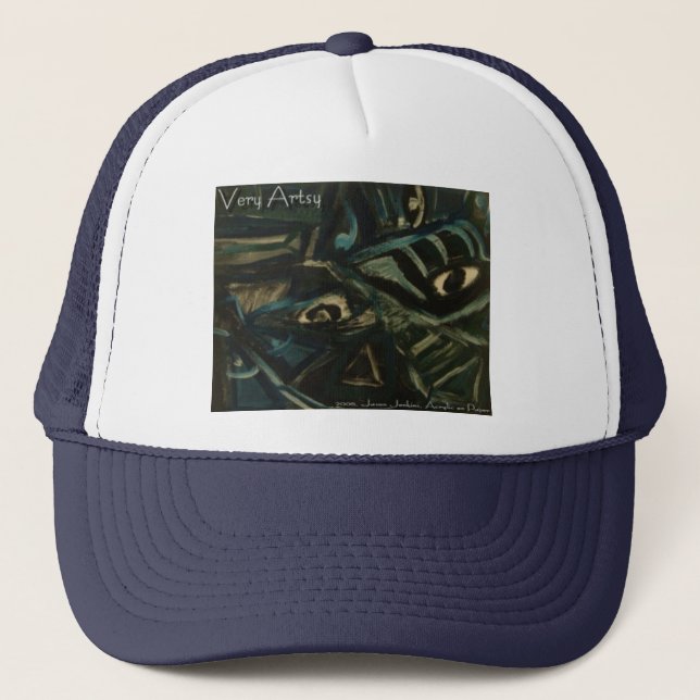 Very Artsy Trucker Hat (Front)