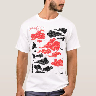 Very beautiful clouds, the sun's rays are shining T-Shirt