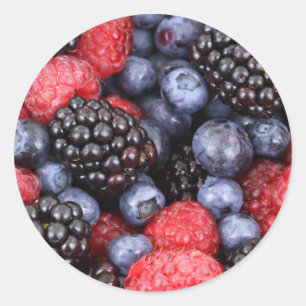Very Berry Classic Round Sticker