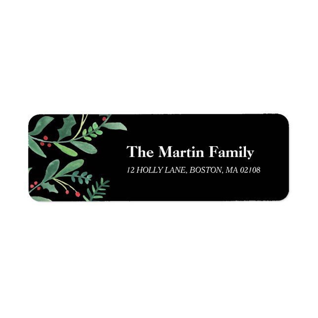 Very Berry Collection Return Address Label (Front)