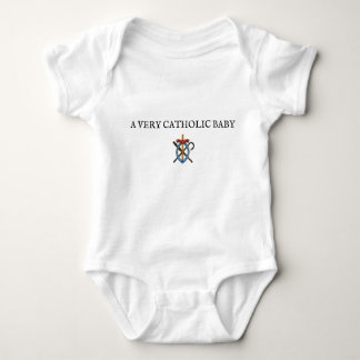 VERY CATHOLIC baby Baby Bodysuit
