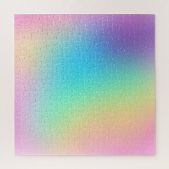 Very Challenging Rainbow Gradient Prismatic Puzzle (Vertical)