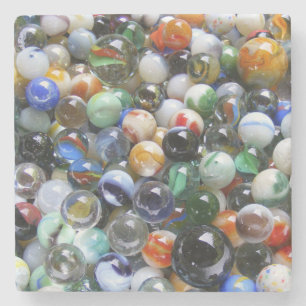 Very Colourful Marble Stone Coaster