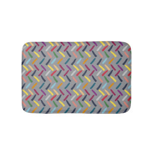 Very Colourful Pattern Bath Mat