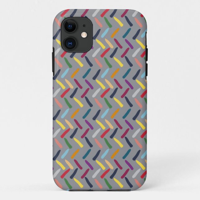 Very Colourful Pattern Case-Mate iPhone Case (Back)