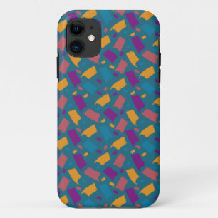 Very Colourful Uneven Pattern iPhone 11 Case