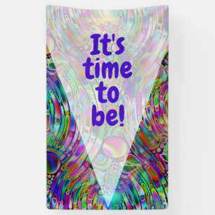 Very colourfully abstract forms art 1 banner