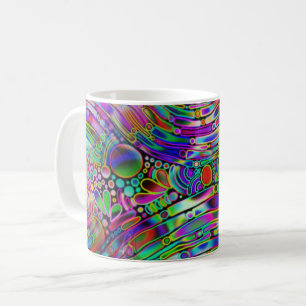 Very colourfully abstract forms art 1 coffee mug
