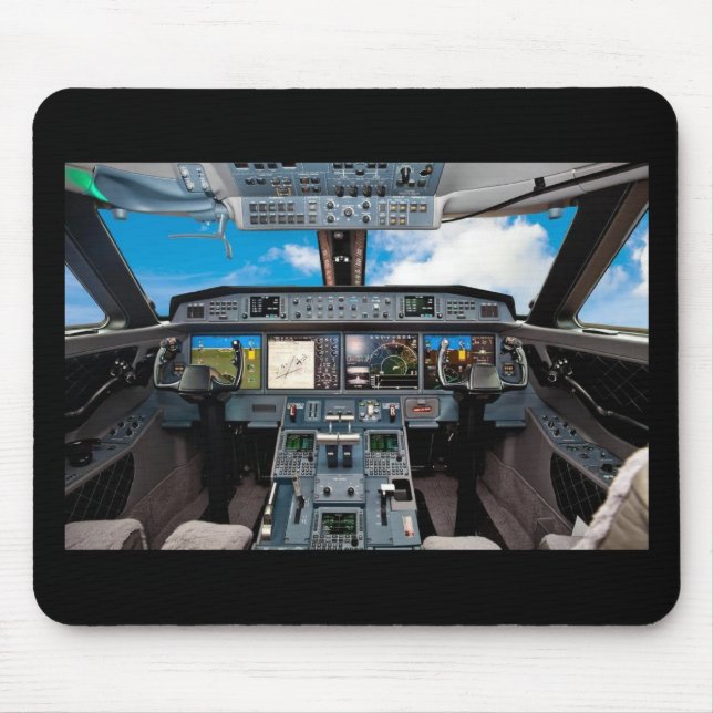 Very Cool Aircraft Dash Board / Panel Mouse Pad (Front)