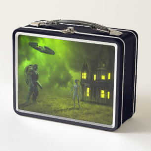 Very Cool Alien Planet Metal Lunch Box