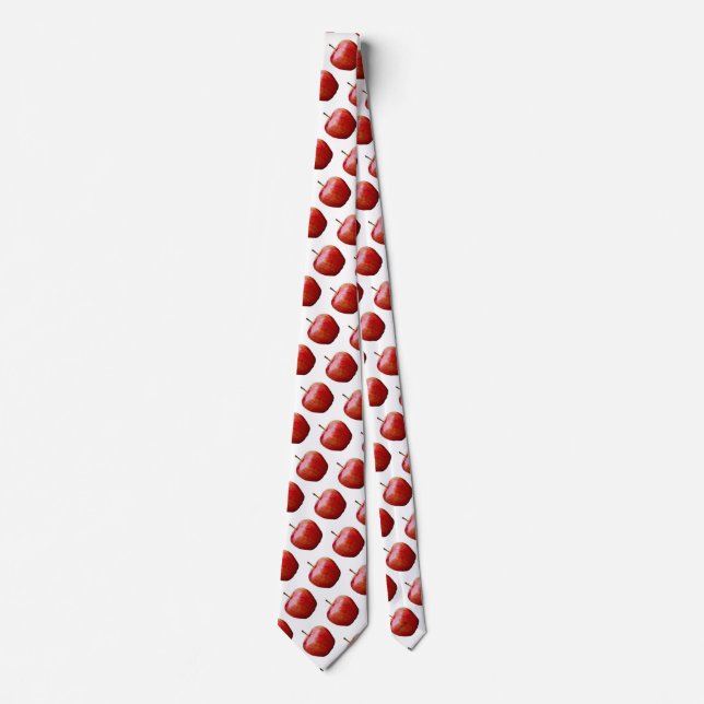 Very Cool and Colourful Apples Tie (Front)