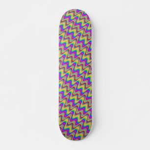 Very Cool and Colourful Shapes Skateboard